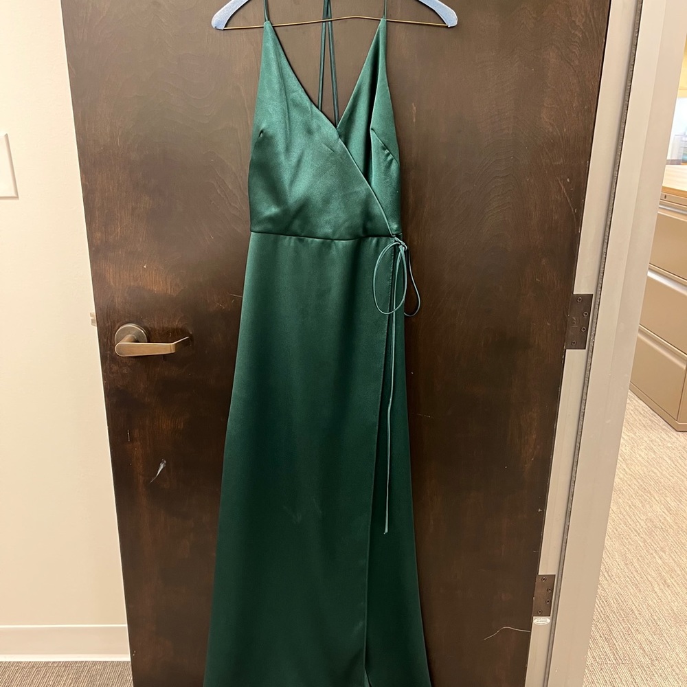 Jenny Yoo bridesmaids dress! Didn’t we end up using it was too small.